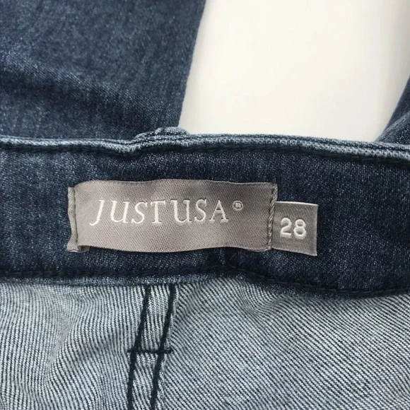 JUST USA Marian Skinny Navy Dark Denim Jean size 6/28